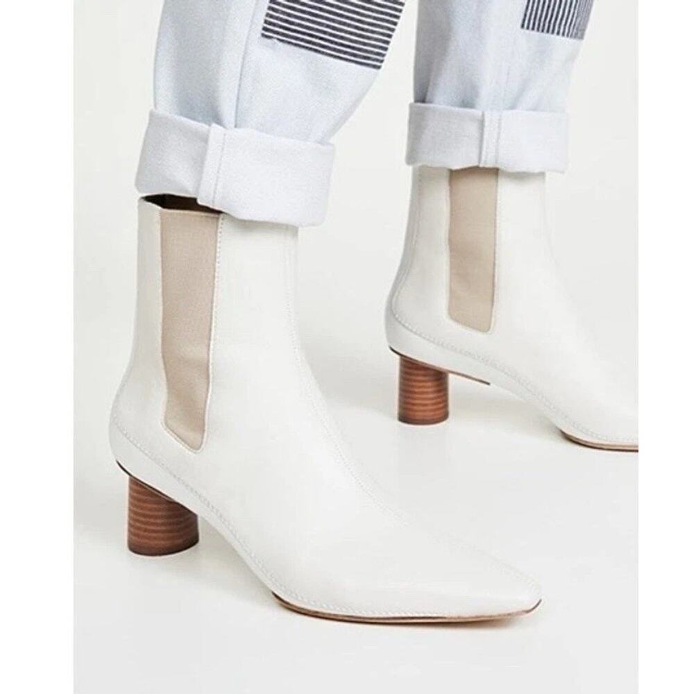 Rag & Bone Jet Boots Leather Pointed Toe Chelsea Ankle Boot Size 38.5 $525